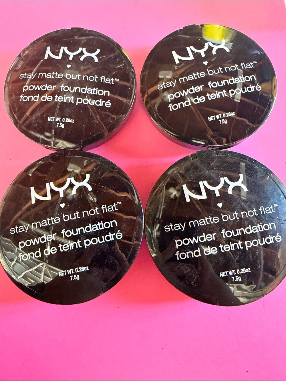 4 NYX Stay Matte But Not Flat Powder Foundation SMP12 TAWNY FAUVE